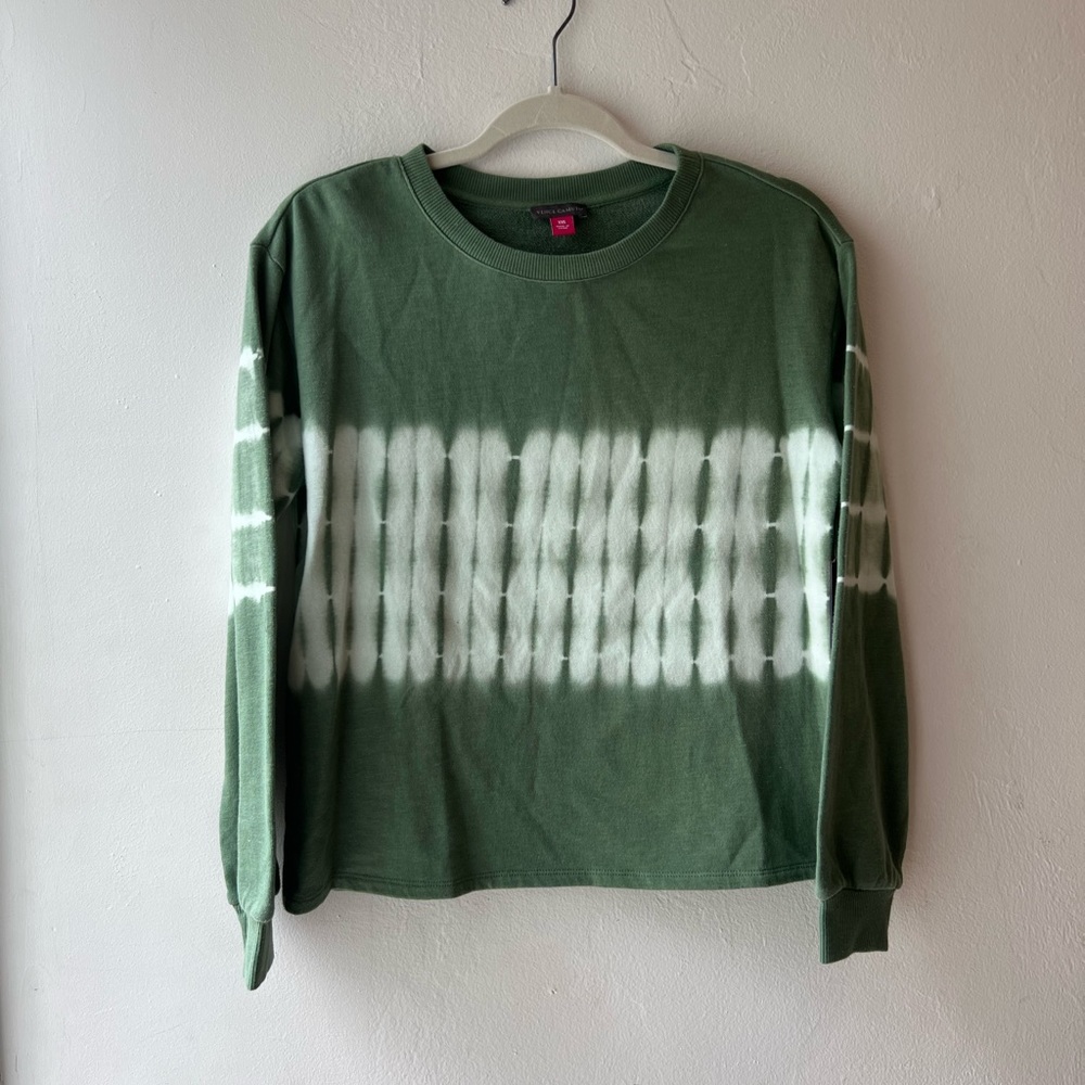 BWT Vince Camino green tie dye sweatshirt XXS